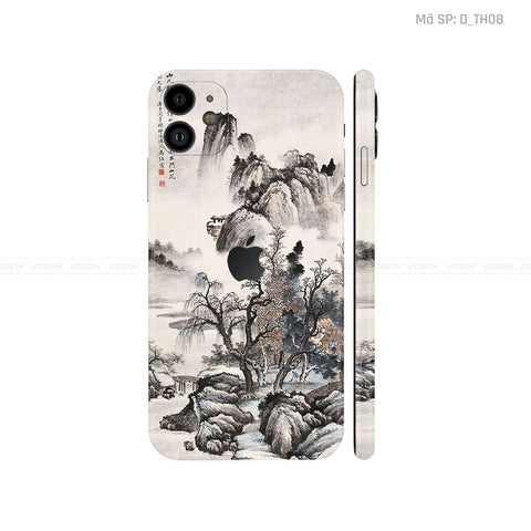 Dán Skin IPhone 11 Series Hình Thư Pháp | D_TH08