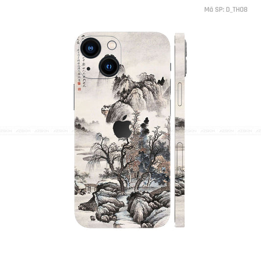 Dán Skin IPhone 14 Series Hình Thư Pháp | D_TH08