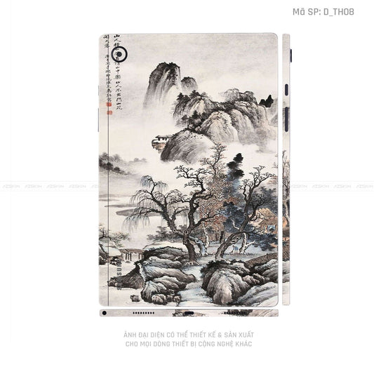 Dán Skin Galaxy Tab A Series Hình Thư Pháp | D_TH08