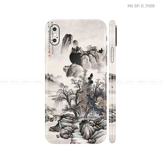 Dán Skin IPhone X Series Hình Thư Pháp | D_TH08