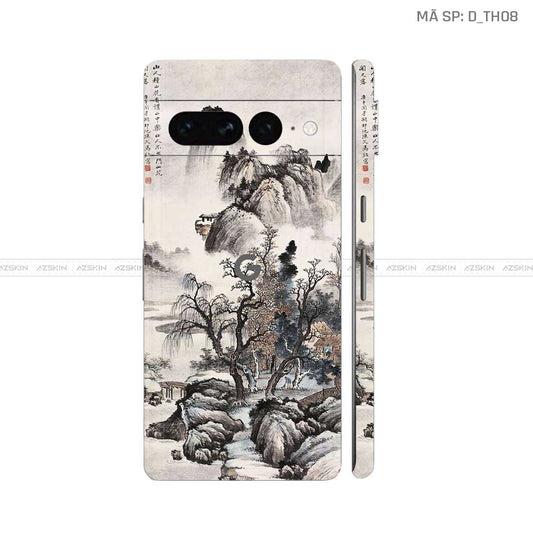 Dán Skin Google Pixel 8 Series Hình Thư Pháp | D_TH08