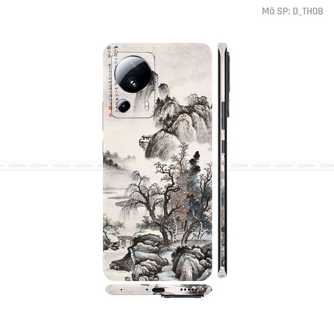 Dán Skin Xiaomi 13 Series Hình Thư Pháp | D_TH08