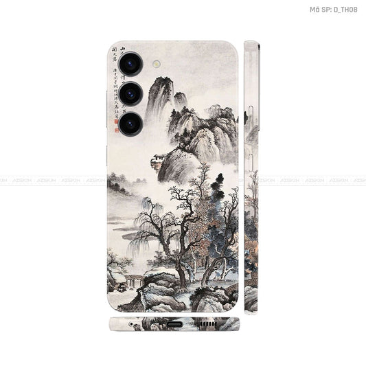 Dán Skin Samsung Galaxy S24 Series Chủ Đề Thư Pháp| D_TH08