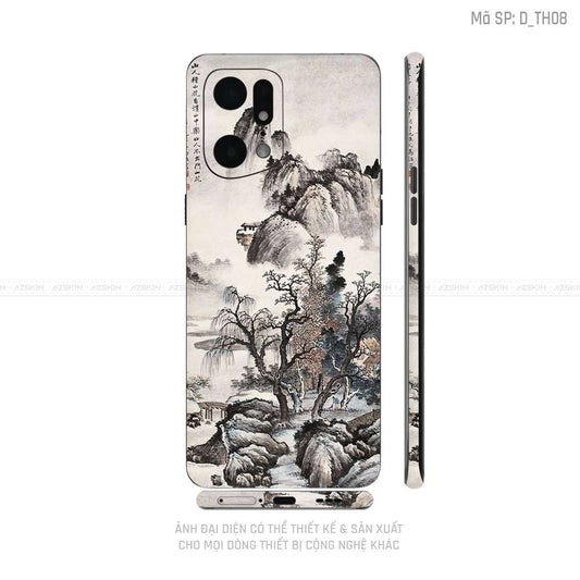 Dán Skin Realme Series Hình Thư Pháp | D_TH08
