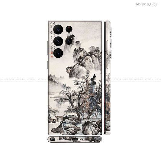 Dán Skin Galaxy S22 Series Hình Thư Pháp | D_TH08