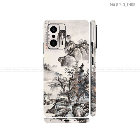 Dán Skin Xiaomi 11 Series Hình Thư Pháp | D_TH08