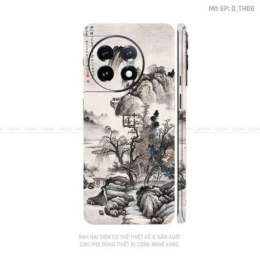 Dán Skin Oneplus 11 Series Hình Thư Pháp | D_TH08
