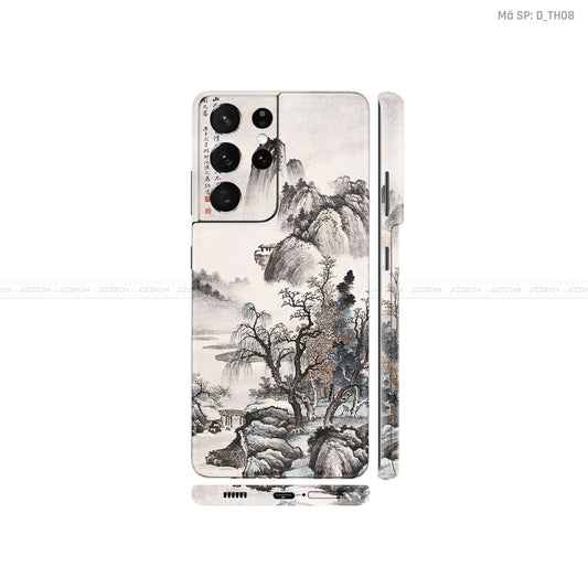 Dán Skin Galaxy S21 Series Hình Thư Pháp | D_TH08