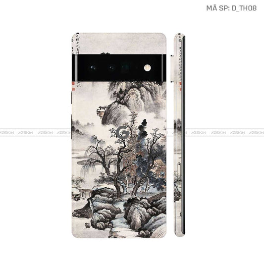 Dán Skin Google Pixel 6 Series Hình Thư Pháp | D_TH08