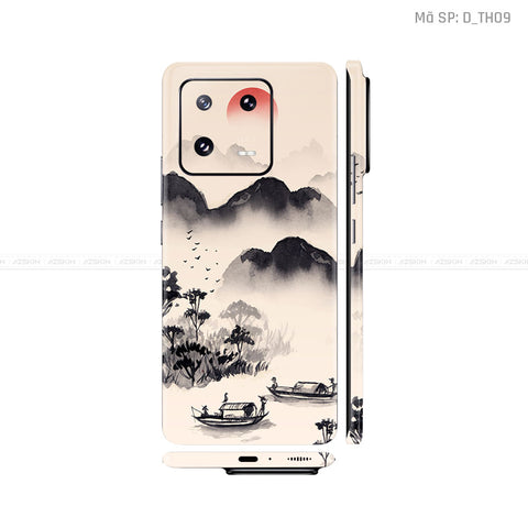 Dán Skin Xiaomi 13 Series Hình Thư Pháp | D_TH09