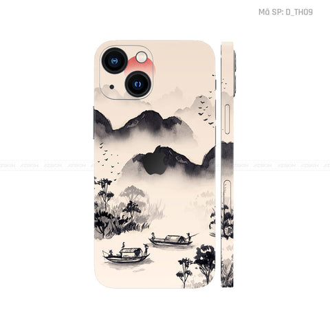 Dán Skin IPhone 14 Series Hình Thư Pháp | D_TH09