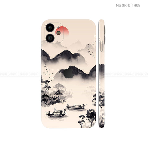 Dán Skin IPhone 11 Series Hình Thư Pháp | D_TH09