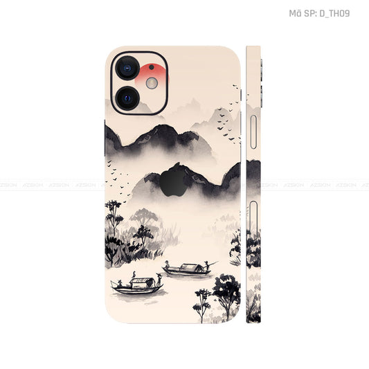 Dán Skin IPhone 12 Series Hình Thư Pháp | D_TH09