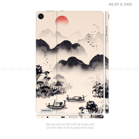 Dán Skin Máy Tính Bảng Lenovo Pad Series Hình Thư Pháp | D_TH09