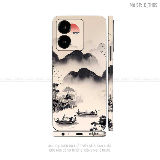 Dán Skin Vivo Y Series Hình Thư Pháp | D_TH09