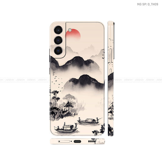Dán Skin Galaxy S22 Series Hình Thư Pháp | D_TH09