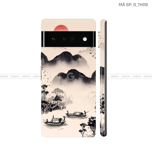 Dán Skin Google Pixel 6 Series Hình Thư Pháp | D_TH09