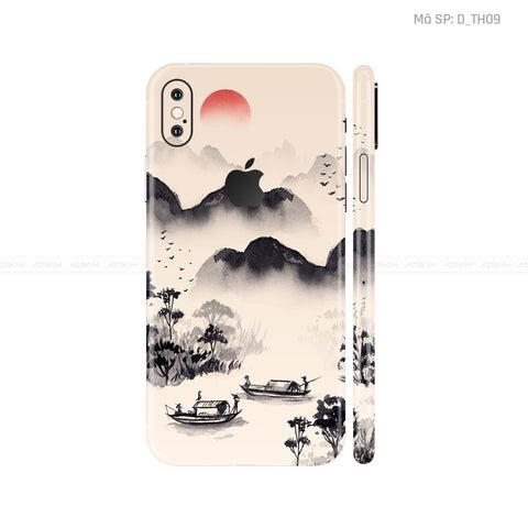 Dán Skin IPhone X Series Hình Thư Pháp | D_TH09