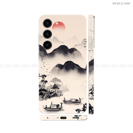Dán Skin Samsung Galaxy S24 Series Chủ Đề Thư Pháp| D_TH09