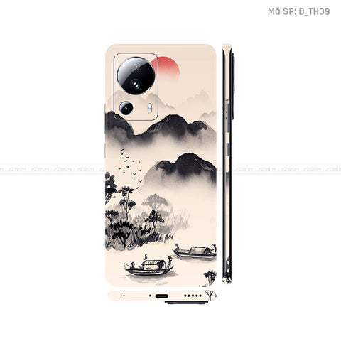 Dán Skin Xiaomi 13 Series Hình Thư Pháp | D_TH09