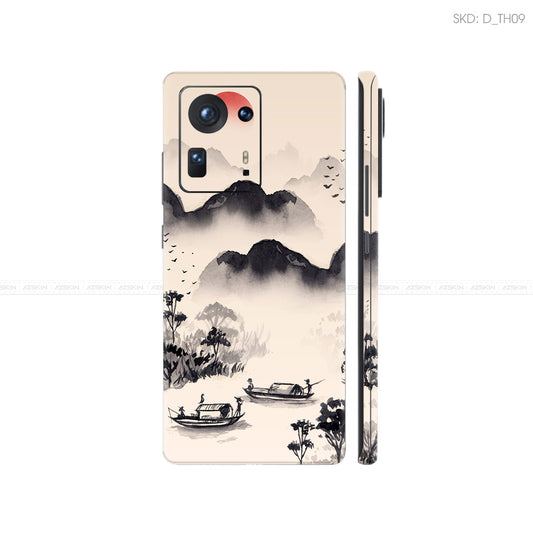 Dán Skin Điện Thoại Xiaomi Mi Mix Series Hình Thư Pháp | D_TH09