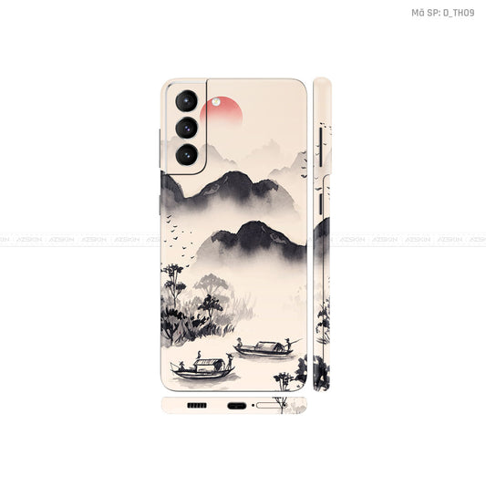 Dán Skin Galaxy S21 Series Hình Thư Pháp | D_TH09