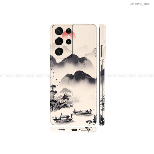 Dán Skin Galaxy S21 Series Hình Thư Pháp | D_TH09