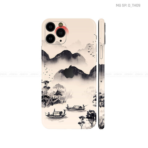 Dán Skin IPhone 11 Series Hình Thư Pháp | D_TH09