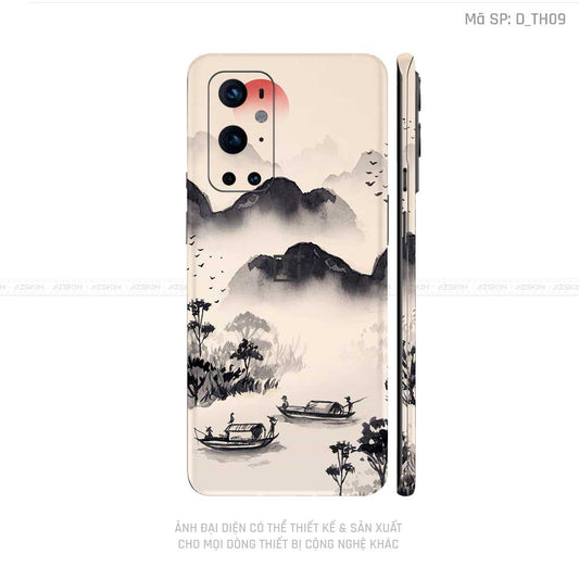 Dán Skin Oneplus 8/9 Series Hình Thư Pháp | D_TH09