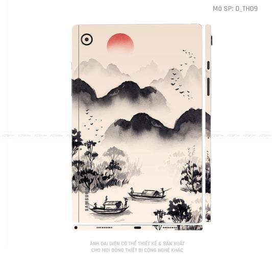 Dán Skin Galaxy Tab A Series Hình Thư Pháp | D_TH09