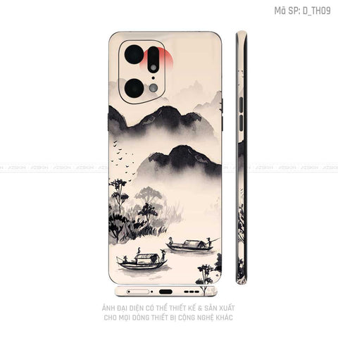 Dán Skin Realme Series Hình Thư Pháp | D_TH09