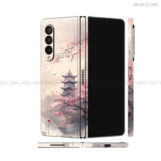 Dán Skin Galaxy Z Fold4 Hình Thư Pháp | D_TH10