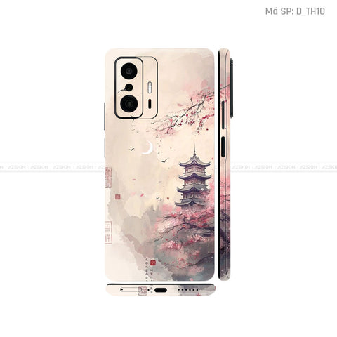 Dán Skin Xiaomi 11 Series Hình Thư Pháp | D_TH10