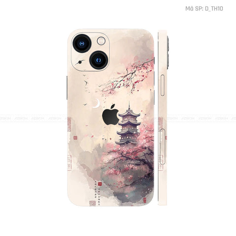 Dán Skin IPhone 13 Series Hình Thư Pháp | D_TH10