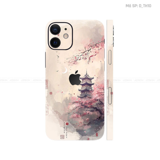 Dán Skin IPhone 12 Series Hình Thư Pháp | D_TH10