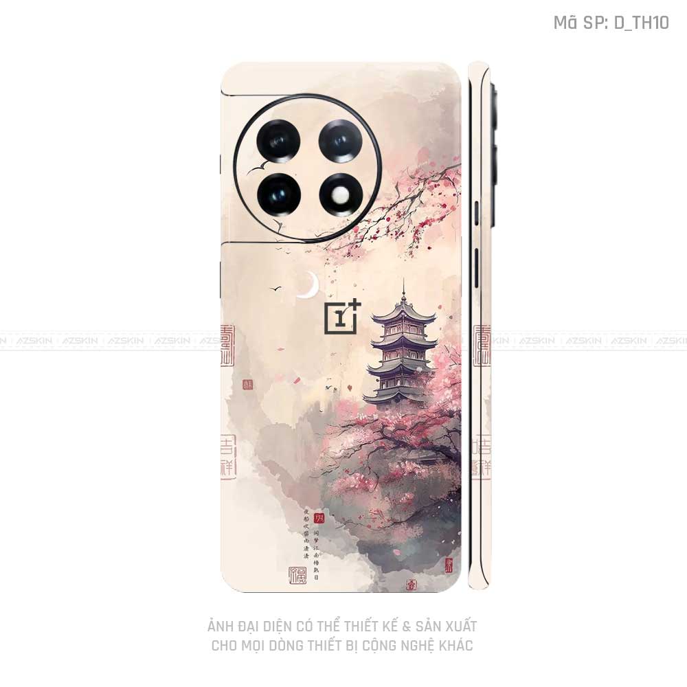 Dán Skin Oneplus 12 Series Hình Thư Pháp | D_TH10