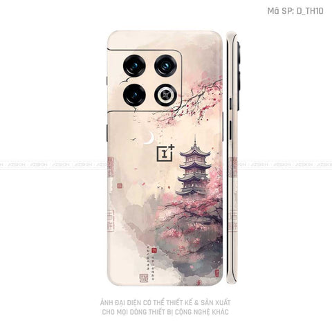 Dán Skin Oneplus 10 Series Hình Thư Pháp | D_TH10