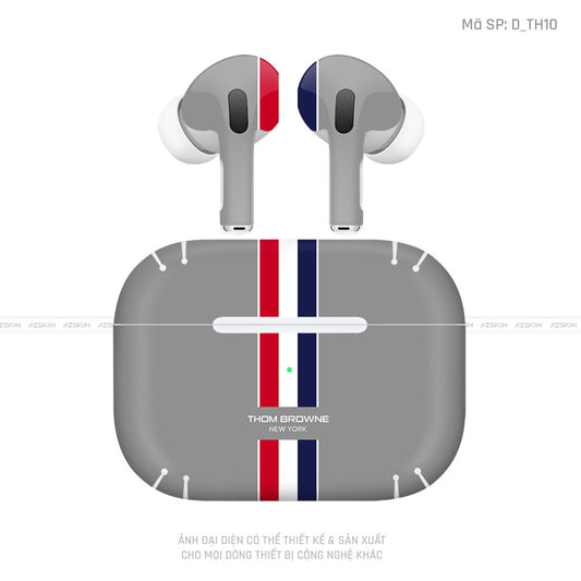 Dán Skin Tai Nghe Airpod Pro/ Pro 2 Hình Thom Brown | D_TH10