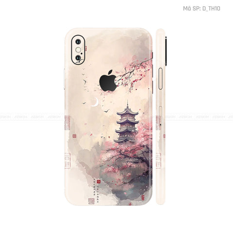 Dán Skin IPhone X Series Hình Thư Pháp | D_TH10