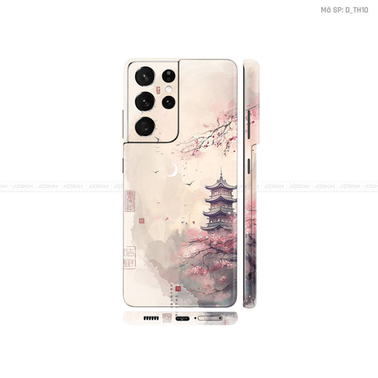 Dán Skin Galaxy S21 Series Hình Thư Pháp | D_TH10