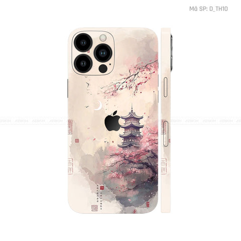 Dán Skin IPhone 13 Series Hình Thư Pháp | D_TH10