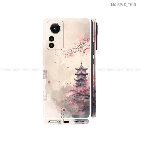 Dán Skin Xiaomi 12 Series Hình Thư Pháp | D_TH10