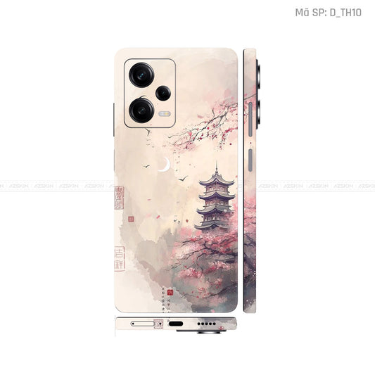 Dán Skin Xiaomi Redmi Note 12 Series Hình Thư Pháp | D_TH10