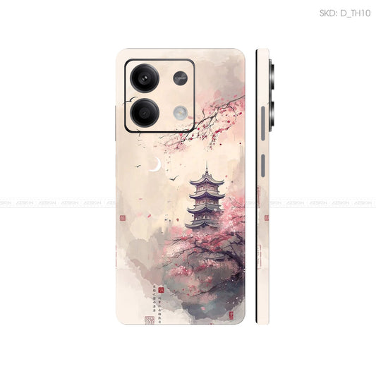 Dán Skin Điện Thoại Xiaomi Redmi 13 Series Hình Thư Pháp | D_TH10
