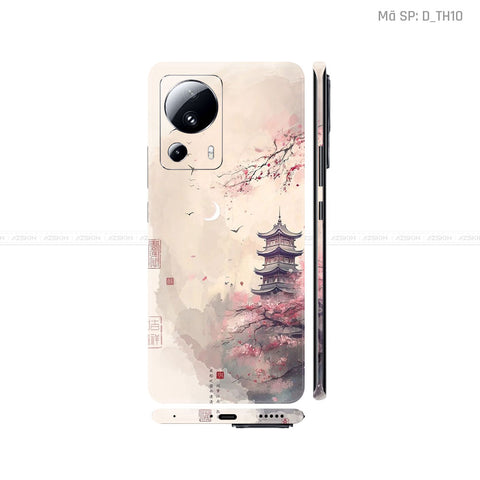 Dán Skin Xiaomi 13 Series Hình Thư Pháp | D_TH10