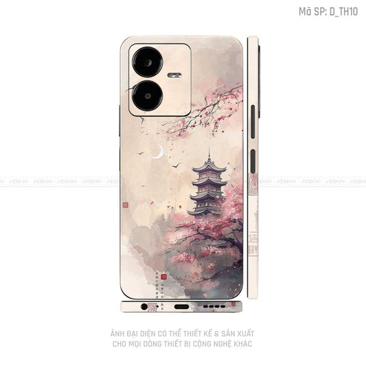 Dán Skin Vivo Y Series Hình Thư Pháp | D_TH10