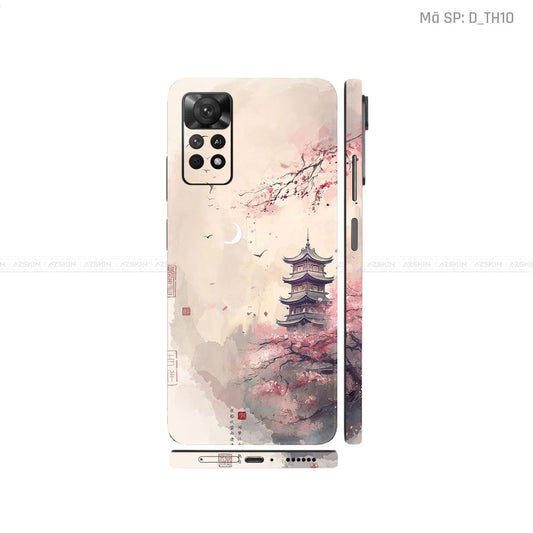 Dán Skin Xiaomi Redmi Note 11 Series Hình Thư Pháp | D_TH10