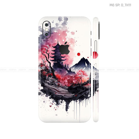 Dán Skin IPhone X Series Hình Thư Pháp | D_TH11