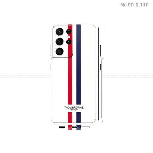 Dán Skin Thom Browne Trắng Galaxy S21 Series | D_TH11
