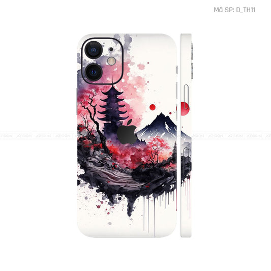 Dán Skin IPhone 12 Series Hình Thư Pháp | D_TH11